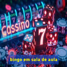 bingo em sala de aula